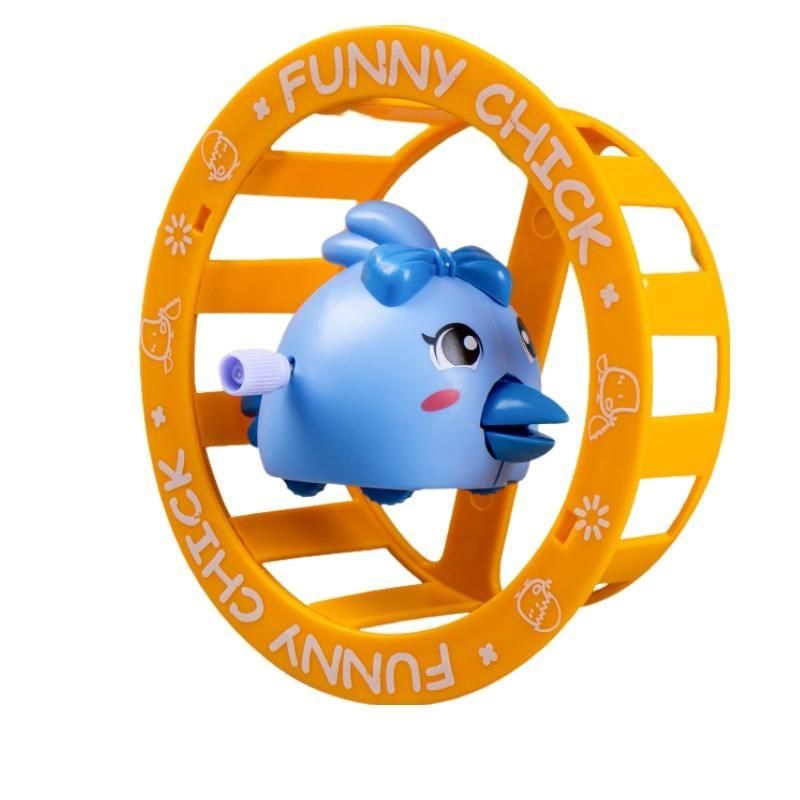 Clockwork Spinning Funny Chicken Loop 5wjxrz-wh