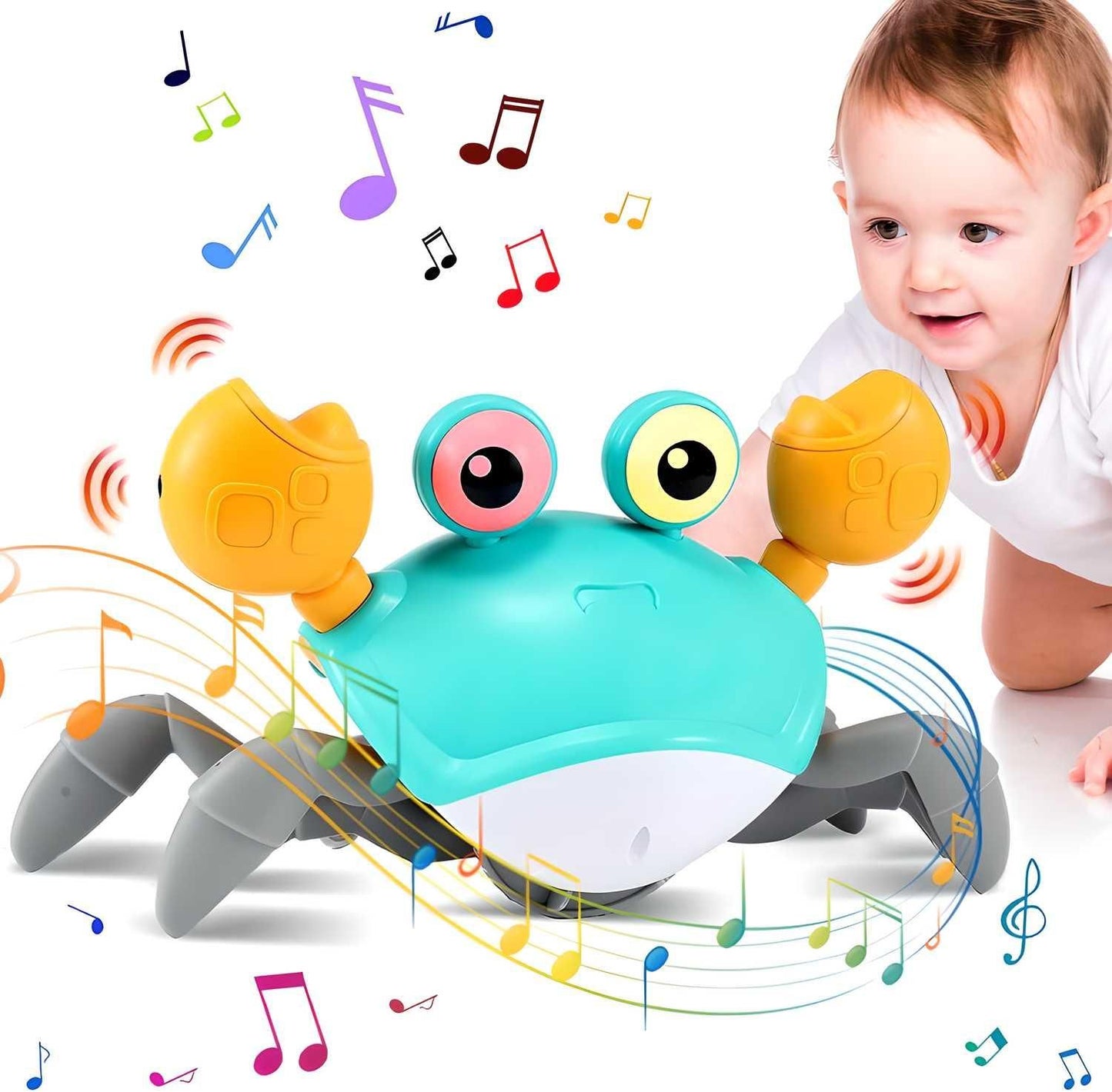Cute Dancing Crab Toy with USB Rechargeable 5wjxrz-wh