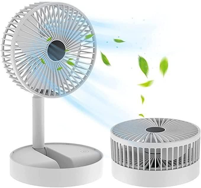 Powerful Rechargeable Table Fan 5wjxrz-wh