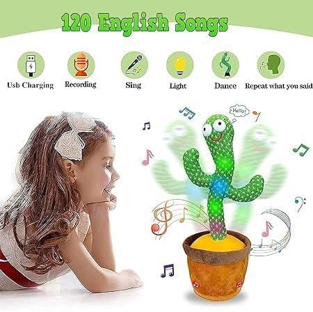 LED Musical Dancing & Mimicry Cactus Toy 5wjxrz-wh