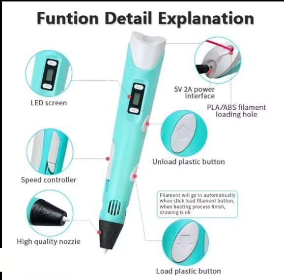 3D Printer Pen for Kids 5wjxrz-wh