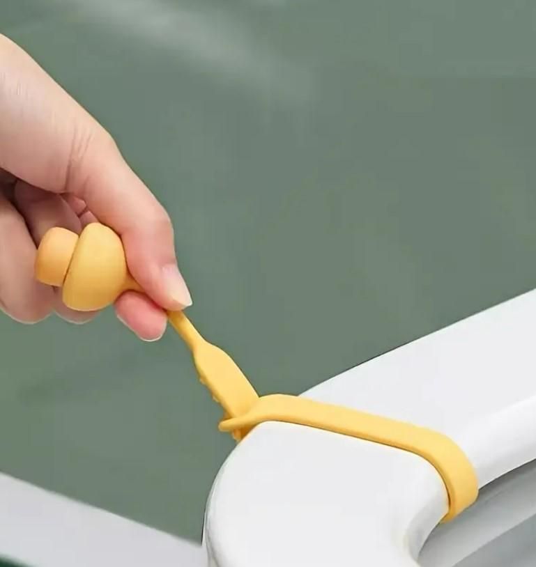 Silicone Toilet Seat Lifter Pack of 4 5wjxrz-wh