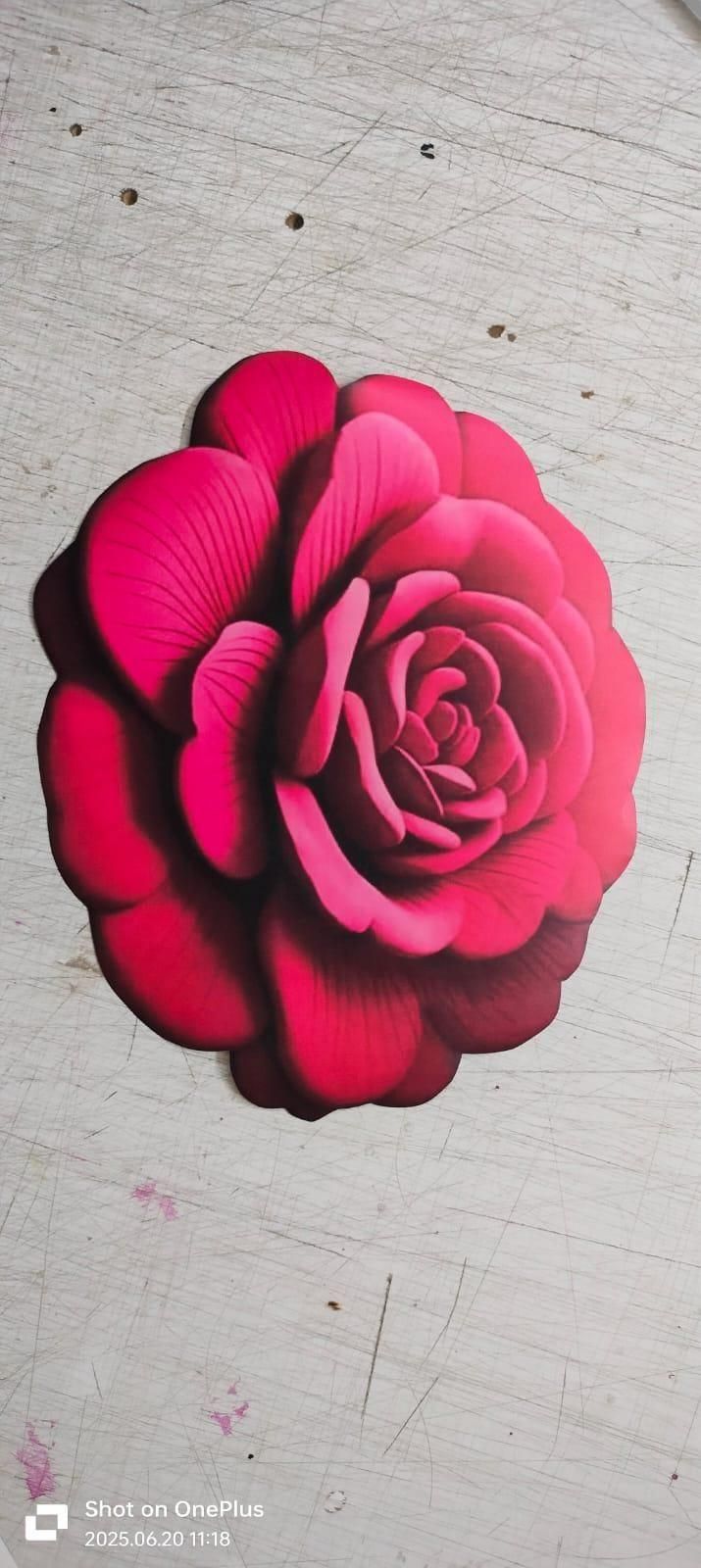 3D Flower Design Floor Mat, Quick Dry Non Slip (Pack of 2) 5wjxrz-wh