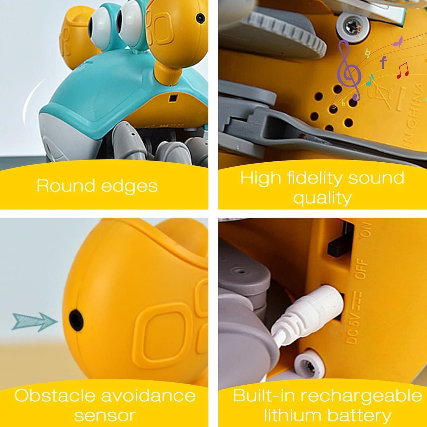 Cute Dancing Crab Toy with USB Rechargeable 5wjxrz-wh