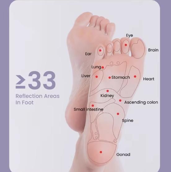 Acupoint Stress Relief Foot Roller Relaxing  Massager 5wjxrz-wh