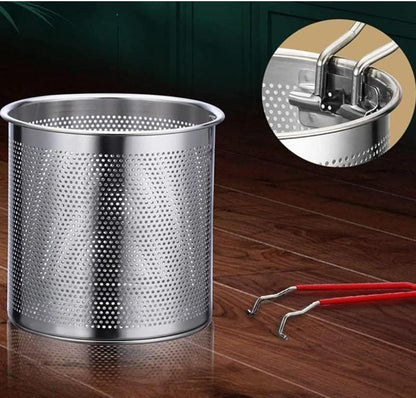 Stainless Steel Deep Fryer Pot 5wjxrz-wh