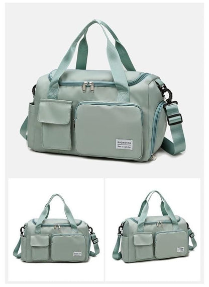 Duffle Bag with Shoe Compartment 5wjxrz-wh