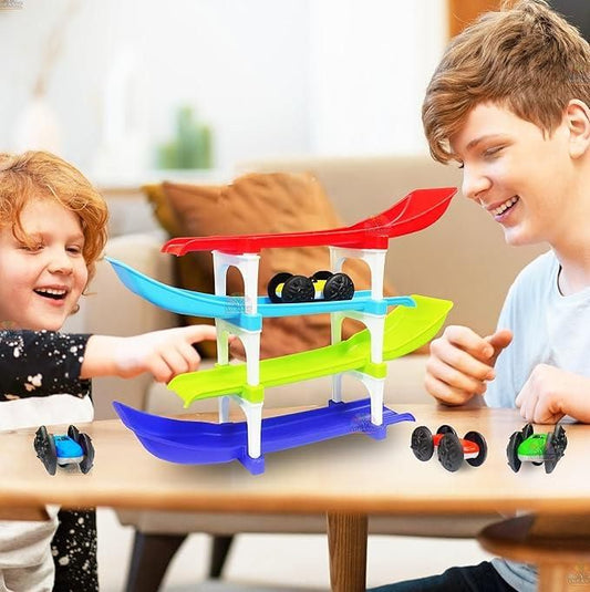 Ramp Racer , Multi level Ramp Racing Car Toy Set 5wjxrz-wh