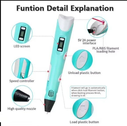 3D Printer Pen for Kids 5wjxrz-wh