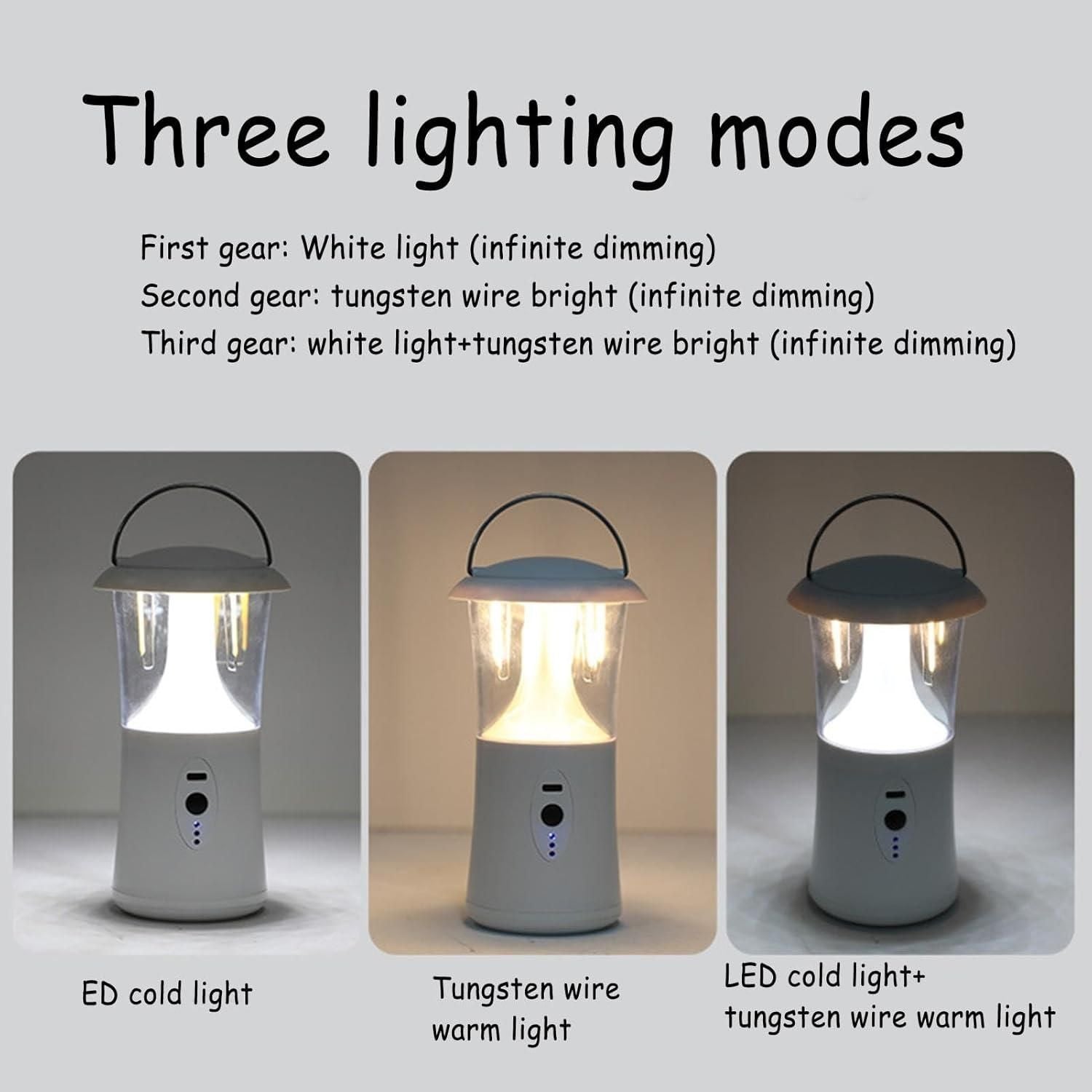 Waterproof LED Camping Lantern 5wjxrz-wh