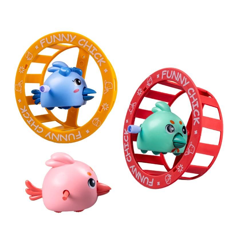 Clockwork Spinning Funny Chicken Loop 5wjxrz-wh