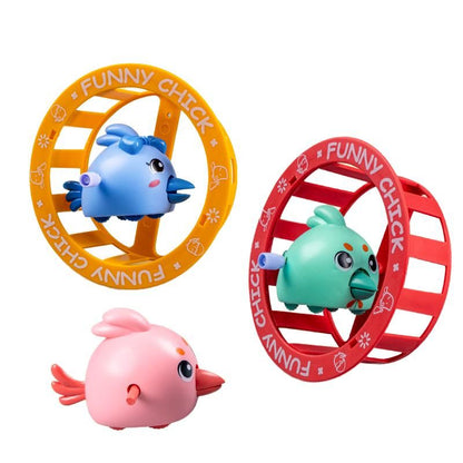 Clockwork Spinning Funny Chicken Loop 5wjxrz-wh