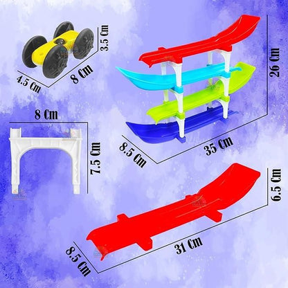 Ramp Racer , Multi level Ramp Racing Car Toy Set 5wjxrz-wh